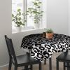 ZOE GARDEN Square Tablecloth Waterproof & Stainproof Tablecloths, Abstract Leopard Printm Washable Polyester Table Cloth Wrinkle-Free Fabric Table Cover for Dining/Party/Wedding Ombre Grey view 3