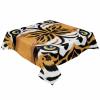ZOE GARDEN Square Tablecloth Waterproof & Stainproof Tablecloths, Animal Tiger Eyes Washable Polyester Table Cloth Wrinkle-Free Fabric Table Cover for Dining/Party/Wedding Abstract Illustration view 2