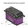 Xirfuni Digital Servo, RC Servo High Speed Response 20KG Metal Gear for 1/10 RC Vehicles view 3
