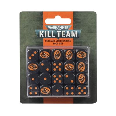 Warhammer 40000 Kill Team Corsair Voidscarred Dice Set
