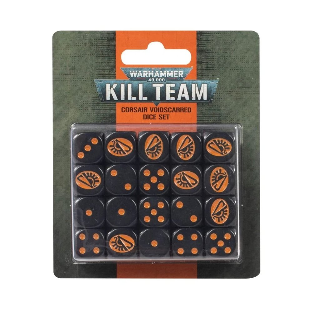 Warhammer 40000 Kill Team Corsair Voidscarred Dice Set