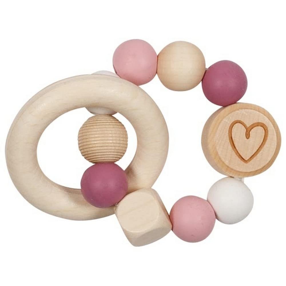 Goki Grasping Toy Elastic Heart