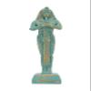 Egyptian Statue of King Tutankhamen Fighter In Form of Mummy- Green/ Gold view 1