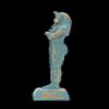 Egyptian Statue of King Tutankhamen Fighter In Form of Mummy- Green/ Gold view 3