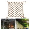 Children Safety Netting Stair Railing Protective Net Heavy Duty Truck Cargo Trailer Net Wall Partition Retro Decorative Ceiling Grid Treehouse Swing Rope Net (Size : 1 * 4m(3 * 13ft)) view 1