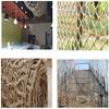 Children Safety Netting Stair Railing Protective Net Heavy Duty Truck Cargo Trailer Net Wall Partition Retro Decorative Ceiling Grid Treehouse Swing Rope Net (Size : 1 * 4m(3 * 13ft)) view 3