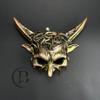 Medusa Devil Villain Ram Horns Masquerade Mask Snake Costume Evil Party Mask Halloween Cosplay Goblin Voodoo view 3