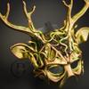Medusa Costume Horns Animal Elk Ram Horns Masquerade Mask Snake Costume VIP Party Mask Halloween Cosplay Goblin Voodoo view 3