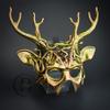 Medusa Costume Horns Animal Elk Ram Horns Masquerade Mask Snake Costume VIP Party Mask Halloween Cosplay Goblin Voodoo view 4
