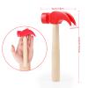 2 Pack Wooden Hammer Toys Simulation Hammers Maintenance Tools Educational Toys for Kids Birthday Party Games Supplies view 2