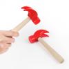 2 Pack Wooden Hammer Toys Simulation Hammers Maintenance Tools Educational Toys for Kids Birthday Party Games Supplies view 3