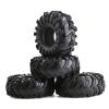 XHSESA 4pcs 2.2" Rubber Tire 2.2 Wheel Tires for 1:10 RC Rock Crawler Traxxas trx4 TRX6,for Axial scx10 90046 view 1