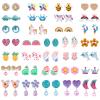 DEVIENG Clip On Earrings Hypoallergenic Clips Earrings Sets Suitable for Ages 4-12 Little Girls, Cute Small Clips On Earrings Jewelry Gifts Set (Clip On Earrings-32 Pairs) view 1