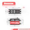 AGFRC 19KG Low-Profile Waterproof-Brushless-Digital-Servo - 0.073Sec High Speed, Programmable, Full Metal Gear RC Steering Servo with 25T Metal Servo Horn for 1/10 RC Cars (A50BHLW) view 4