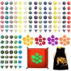 25 Sets DND Dice Polyhedral Dice Dungeons and Dragons Rolling Dice for RPG MTG Table Games Dice Bulk with Free Drawstring Bags and PU Leather D&D Dice Tray (Colored) view 1
