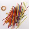 ATOSHP Jacks Game and Pick Up Sticks, 12 Metal Jax and 60Pcs Wooden Sticks with Storage Box view 4