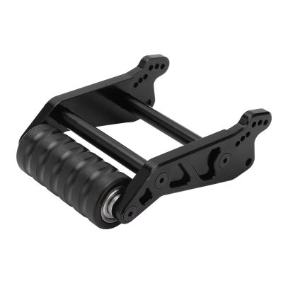VGEBY RC Rear Wheelie Bar Assembly, Aluminum RC Rear Up Wheel Bar for LMT Solid AXLE 4WD LOS04022 1/8 RC Car(Black)
