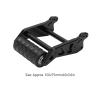 VGEBY RC Rear Wheelie Bar Assembly, Aluminum RC Rear Up Wheel Bar for LMT Solid AXLE 4WD LOS04022 1/8 RC Car(Black) view 3