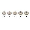 KingVal Replacement 5PCS M0.6 28T 29T 30T 31T 32T 3.175mm Aluminium Pinion Motor Gear Compatible with 1/10 RC Car Brushed Brushless Motor view 1