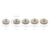 KingVal Replacement 5PCS M0.6 28T 29T 30T 31T 32T 3.175mm Aluminium Pinion Motor Gear Compatible with 1/10 RC Car Brushed Brushless Motor view 2