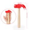 Fowecelt Wooden Hammer Toys Simulation Hammers Maintenance Tools Educational Toys for Kids Birthday Party Games Supplies view 2