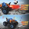 BESWIT 1:16 Remote Control Car, 2.4 GHz All Terrain Remote Control Monster Truck, RC Truck 2 Rechargeable Batteries for 80 Mins Play, Spray Remote Control Car for Boys 8-12 and Girls or Adult, MK724A view 3