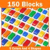 Building Blocks for Toddlers 2-5 Including a Baseplate, 150 Piece Big Building Blocks for Kids, Block and Bricks Set Educational Toys for Children Boys Girls All Ages, Compatible with All Major Brands view 3