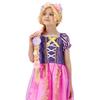 PATURPINT Super Long Princess Rapunzel Wig with Flowers-29 Inch Girls Blonde Braid Synthetic Wigs for Costume Cosplay Fairytale Ball Halloween Christmas Birthday Party view 4