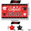 KatchOn, Red and Black Graduation Decorations 2025 Set - Pack of 40 | Red 2025 Balloons, Congrats Grad Banner | Grad Decorations Class of 2025 | Graduation Decorations 2025 view 3