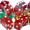 3 Pairs Authentic Lake Tahoe Nevada Casino 19mm Craps Dice + Black Velvet Storage Pouch view 1