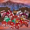 3 Pairs Authentic Lake Tahoe Nevada Casino 19mm Craps Dice + Black Velvet Storage Pouch view 2