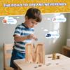 Custom Wooden Piggy Banks, CCHKFEI Coin jar Personalized Piggy Bank Creative 26 Letter DIY Storage Jar Kids Alphabet Coin Bank Savings Piggy Bank Birthday Gift Home Decoration SouvenirM view 2
