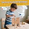 Custom Wooden Piggy Banks, CCHKFEI Coin jar Personalized Piggy Bank Creative 26 Letter DIY Storage Jar Kids Alphabet Coin Bank Savings Piggy Bank Birthday Gift Home Decoration Souvenir (H) view 2