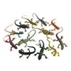 NAKIMO Plastic Lizard Toys Artificial Model Reptile Realistic Rubber Lizard Animal Figures for Halloween Party Decoration, Practical Joke and Educational Toys, 12Pcs view 1