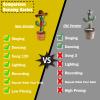Bighaki808 Dancing Cactus, Talking Cactus Toy, Repeats What You Say Electronic Dancing Toy with Lighting Recording Mimicking CactusToy, Electronic Plush Singing Baby Toy for Kids (Cowboy) view 3