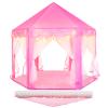 Senodeer Princess Tent for Girls Indoor: with Rug, Star Lights - Pink Play Tent for Kids, Girls Toys for Indoor and Outdoor Games, Princess Castle Playhouse view 1