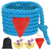 CWLAKON Tug of War Rope for Kids and Adults, Field Day Family Reunion Birthday Party Games, Outdoor Camping Picnic Games, Backyard Carnival Games,Team Building Activities Blue view 1