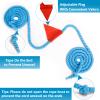 CWLAKON Tug of War Rope for Kids and Adults, Field Day Family Reunion Birthday Party Games, Outdoor Camping Picnic Games, Backyard Carnival Games,Team Building Activities Blue view 4