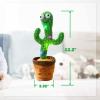 Bighaki808 Dancing Talking Cactus Toy, Repeats What You Say Mimicking Recording Cactus Toy, Singing 120 Songs Toddler Toys Gifts Birthday Toys for Kids view 2