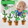 Bighaki808 Dancing Talking Cactus Toy, Repeats What You Say Mimicking Recording Cactus Toy, Singing 120 Songs Toddler Toys Gifts Birthday Toys for Kids view 4