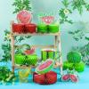 9 Pcs Watermelon Party Decorations Summer Fruit Honeycomb Centerpiece Supplies 3D Watermelon Birthday Table Decorations for Baby Shower Summer Photo Props view 4