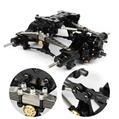 Metal Rear Suspension Set Compatible with Lesu 1/14 Rc Truck Axles DIY Model