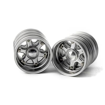 TOUCAN RC HOBBY LESU Rear Metal Wheel Hub W-2046 for Tamiya 1/14 DIY Model RC Tractor Truck Hex