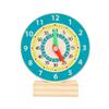 NUOBESTY Wood Number Learning Clock Montessori Teaching Time Clock Toys Early Education Math Wooden Teaching for Classroom Early Learning view 1