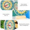 NUOBESTY Wood Number Learning Clock Montessori Teaching Time Clock Toys Early Education Math Wooden Teaching for Classroom Early Learning view 4