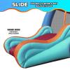 Sportspower My 1st Inflatable Bounce House with Slide & Hoop, Mesh Safety Netting, Double Stitched, ASTM Certified, on Included Blower view 3