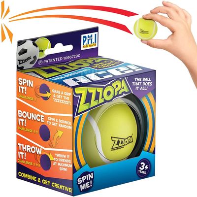 Original ZZZOPA Fidget Balls: ACE! Fidget Stress Ball from Fun Collection | Fidget Toys for Kids: Spin it, Bounce it, Throw it! | 1/20 Collectibles | 6 cm | Fidget Stress Ball Kids Toys by P.M.I.