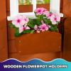 Sportspower Swing and Play Wooden Playhouse for Kids, Outdoor Backyard Playhouse with Swing, Picnic Bench, Working Door, Flower Boxes & Wooden Roof, Ages 38 view 4