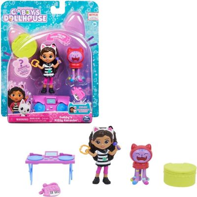 Gabby et la Maison Magique - Gabby's Dollhouse - 2 Figures and Accessories - Gabby, 1 Cat Figurine, Accessories - Cartoon Gabby and the Magic House - Children's Toy 3 Years and Above - Random Model