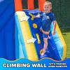 Sportspower Big Wave II Inflatable Water Slide Bounce House with Climbing Wall & Splash Pool, Heavy Duty, ASTM Certified, on Included Blower, 11.5 x 10.5 x 8 FT view 2